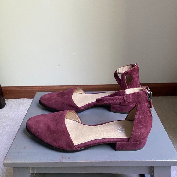 EILEEN FISHER Women Hutton Suede Flat Pumps - NEW NWOB - Picture 3 of 10